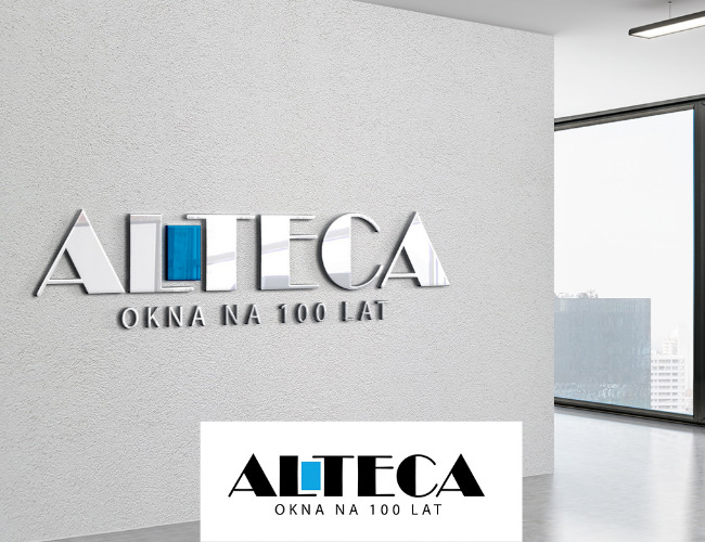 Projektowanie logo dla firm,  logo dla lini okien alu. ALTECA, logo firm - darkus27